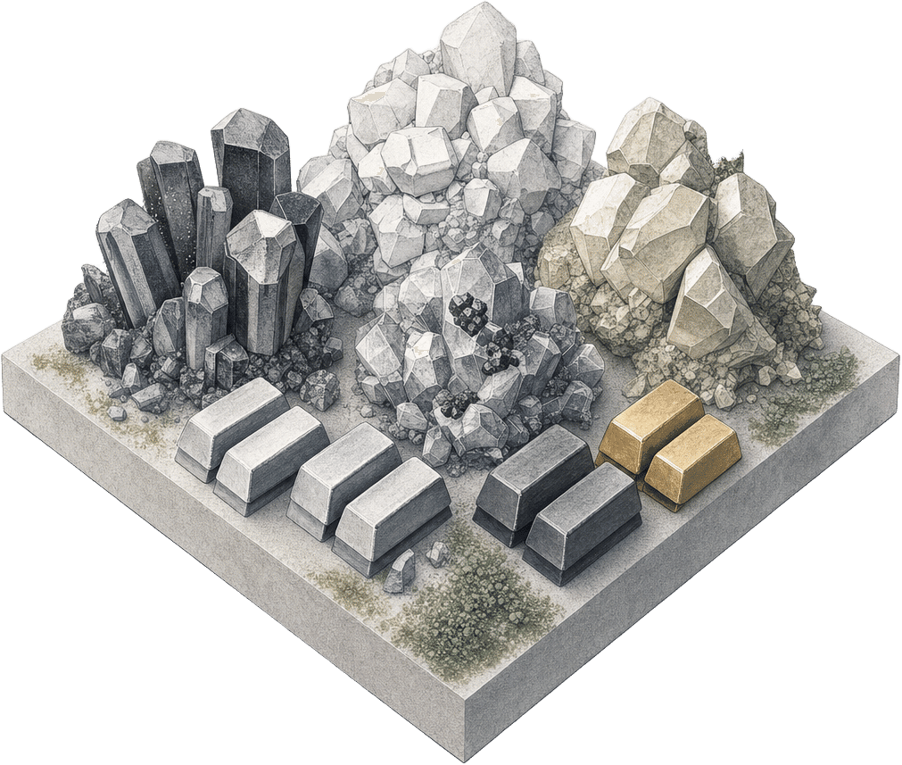 Conflict minerals tin, tungsten, tantalum and gold sourced for electronics